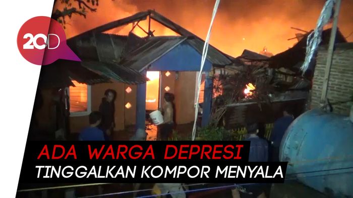 Asrama Polisi di Makassar Ludes Dilahap Si Jago Merah