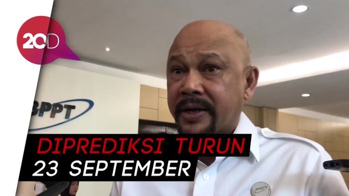 Gunakan Kapur Tohor, BPPT Prediksi Turun Hujan 23 September