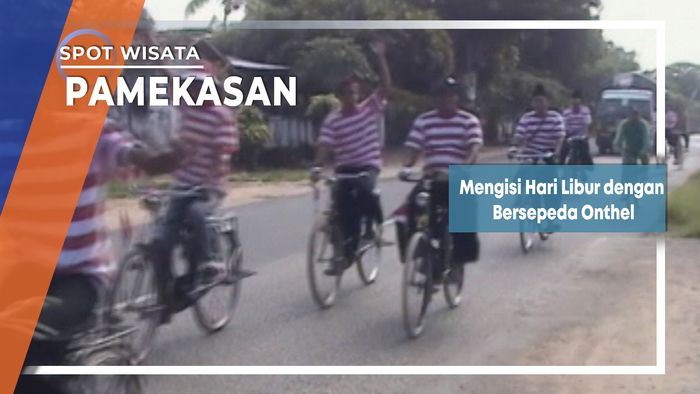 Mengisi Hari Libur dengan Bersepeda Onthel, Pamekasan