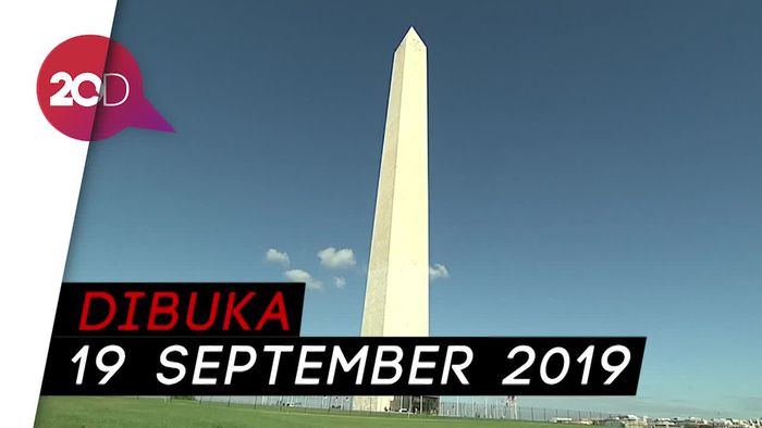 Setelah Tiga Tahun Renovasi, Monumen Washington Kembali Dibuka
