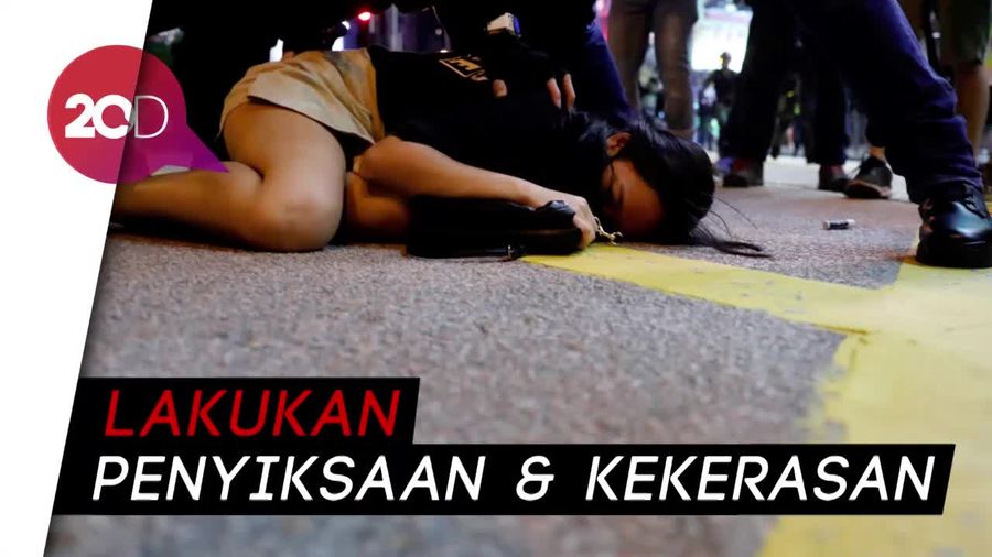 Sederet Pelanggaran Polisi Hong Kong Tangani Pendemo