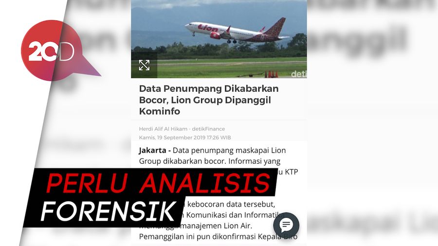 Kata Profesor Ilmu Pengetahuan Komputer soal Kebocoran Data Grup Lion