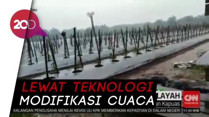 Sukses! Hujan Buatan Guyur Sejumlah Wilayah di Riau