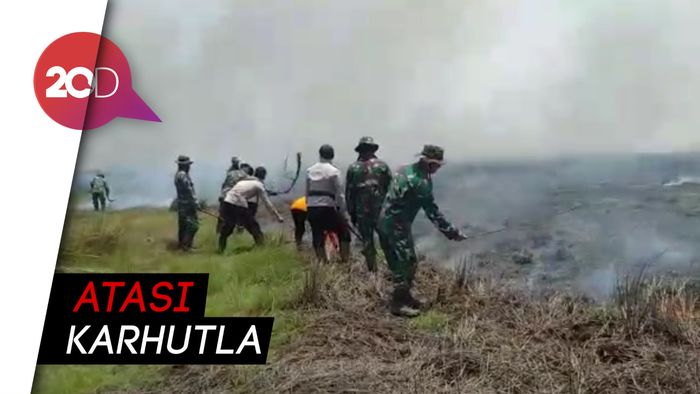 Kodam Sriwijaya Tambah 100 Personel Atasi Karhutla
