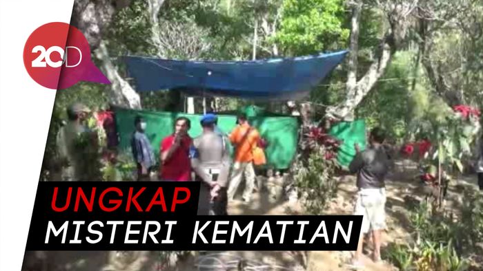 Polisi Bongkar Makam Korban yang Terjerat Tali di Hutan Jati