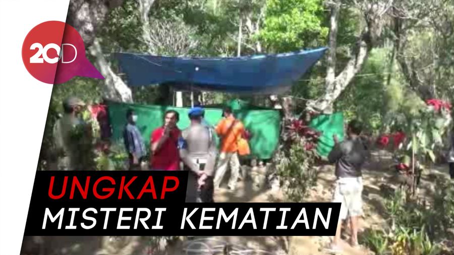 Polisi Bongkar Makam Korban yang Terjerat Tali di Hutan Jati