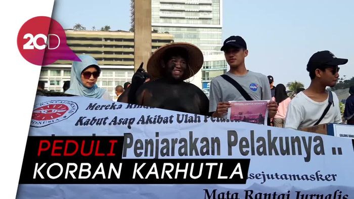 Aksi 1 Juta Masker, Jurnalis Galang Dana untuk Korban Karhutla