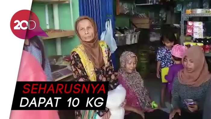 Heboh Nenek di Sumedang Kecewa Timbangan Beras BPNT Kurang