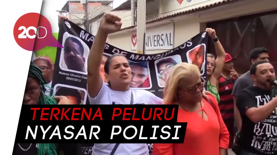 Bocah 8 Tahun Tertembak, Warga Rio de Janeiro Tuntut Keadilan