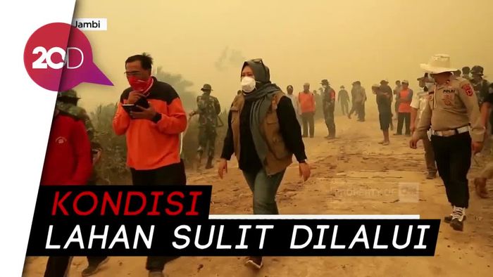Alat Terbatas, Petugas Kewalahan Padamkan Karhutla di Jambi