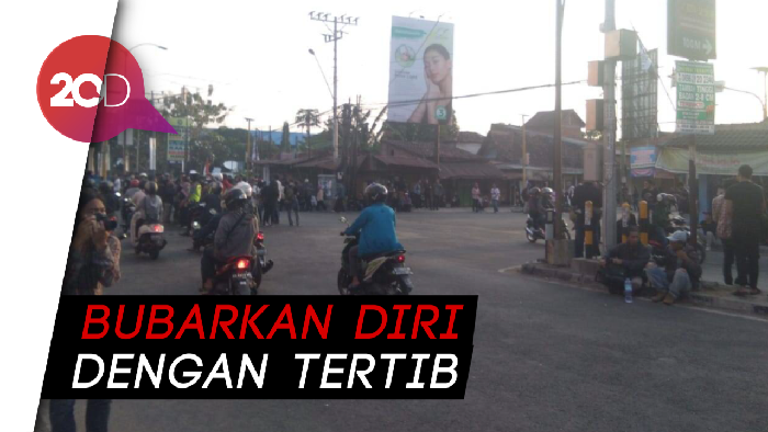 Massa Aksi Gejayan Memanggil Bubar dengan Tertib, Lalu Lintas Lancar