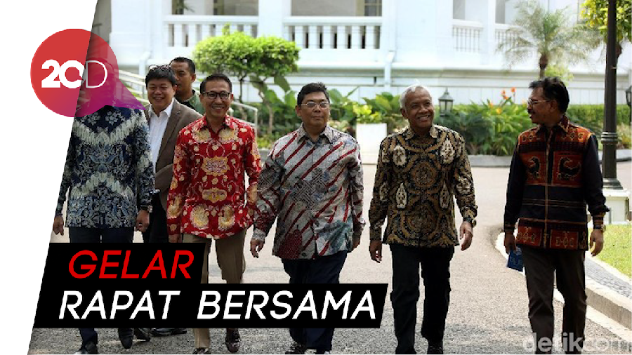 Bahas RUU KUHP, Bamsoet Hingga Fahri Hamzah Temui Jokowi di Istana