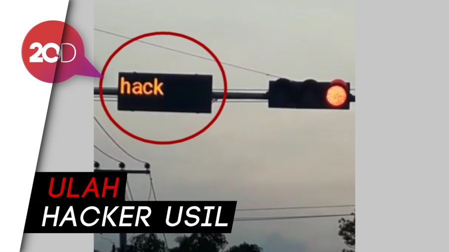 Layar Traffic Light di Garut Di-hack, Muncul Kata Tak Senonoh