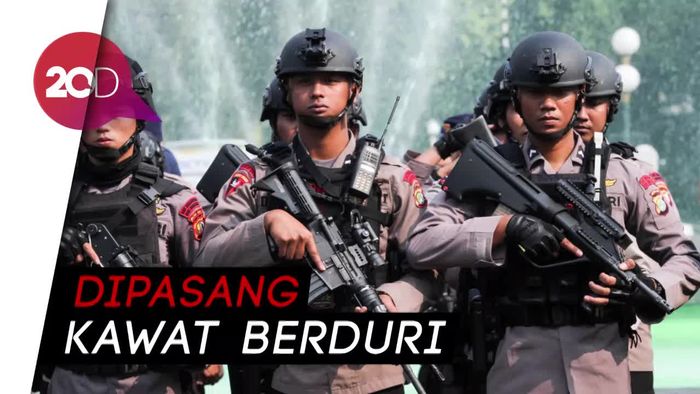 Amankan Demo di DPR, 13 Ribu Aparat Polisi Dikerahkan