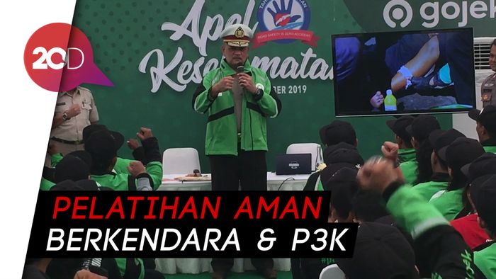 Lakalantas Jadi Ancaman, Gojek Bersama Korlantas Polri Adakan Pelatihan