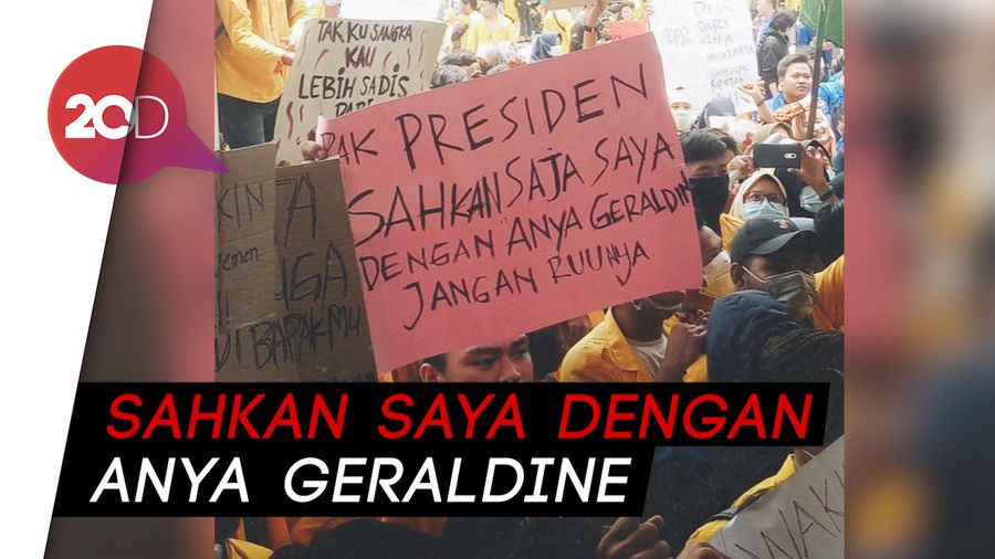 Reaksi Anya Geraldine Namanya Dibawa-bawa Saat Demo
