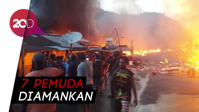 Ratusan Kios di Oksibil Papua Dirusak dan Dibakar