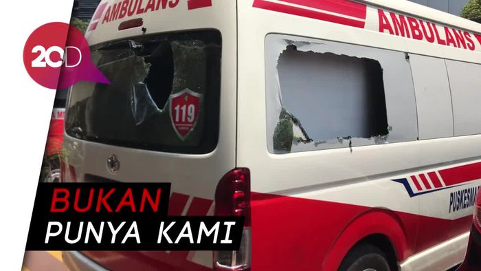 PMI Pusat Bicara Soal Tudingan Ambulans Pembawa Batu