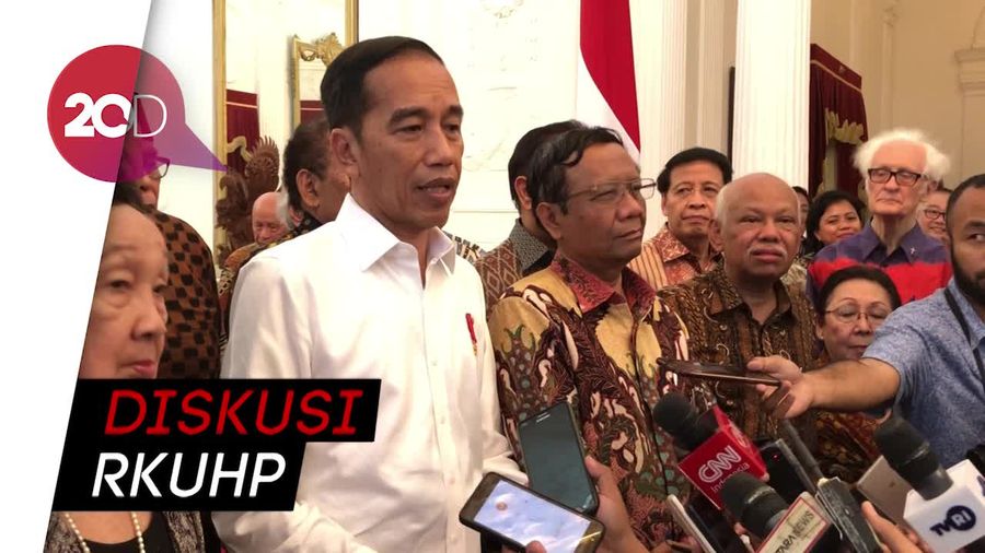 Jokowi Terima Masukan Soal RKUHP dari Tokoh-tokoh Nasional