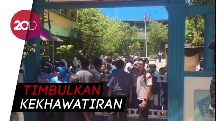 Resah Aksi Unjuk Rasa, Siswa SD Dipulangkan Lebih Awal
