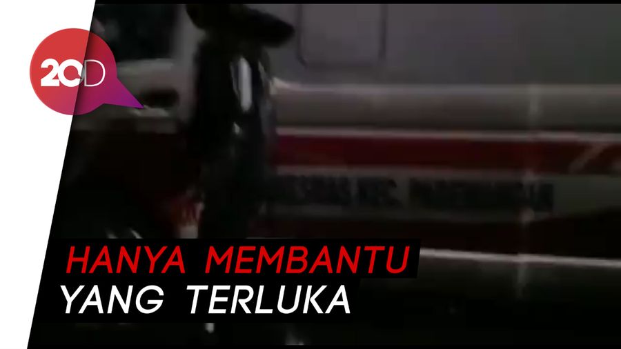 PMI Jaktim Bantah Suplai Batu dan Logistik Saat Aksi Ricuh