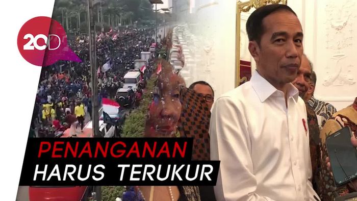 Dengar Isu Aparat Represif, Ini Respons Jokowi