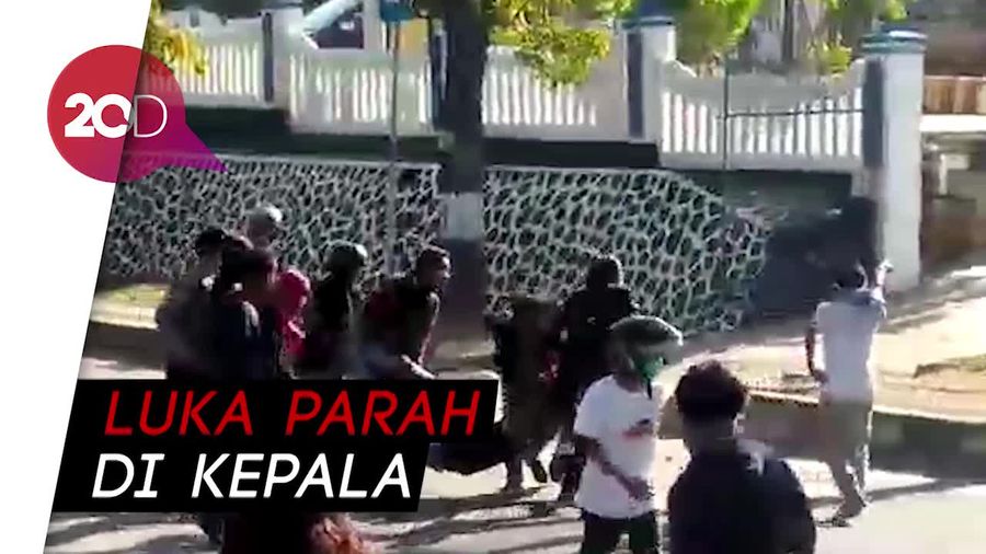 Detik-detik Jatuhnya Korban dalam Demo Ricuh di Kendari