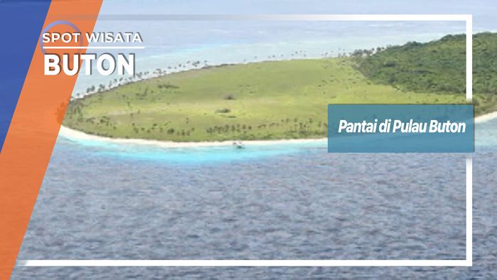 Pantai di Pulau Buton, Buton