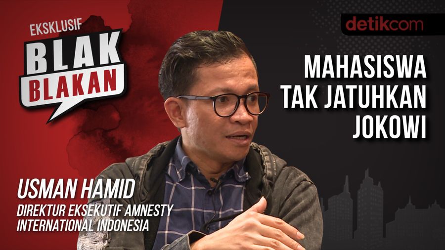 Blak-blakan Amnesty: Mahasiswa Tak Jatuhkan Jokowi