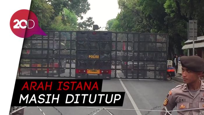 Aksi Mujahid 212 Berakhir, Ruas Jalan Kembali Dibuka
