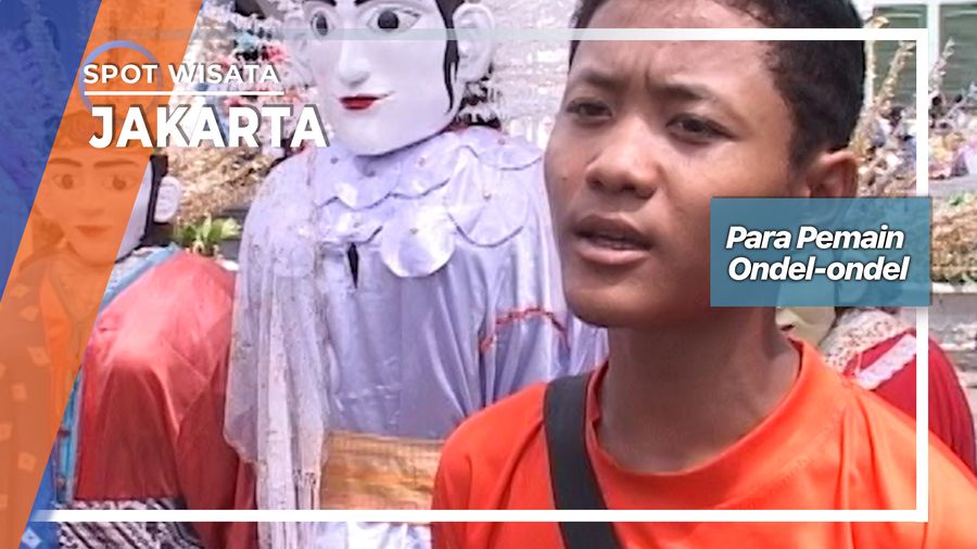 Para Pemain Ondel-ondel Fatahilah Jakarta Kota
