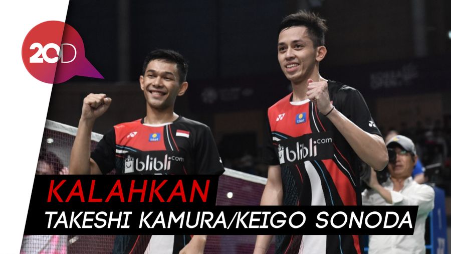 Kalahkan Pasangan Jepang, Fajar/Rian Juara Korea Open