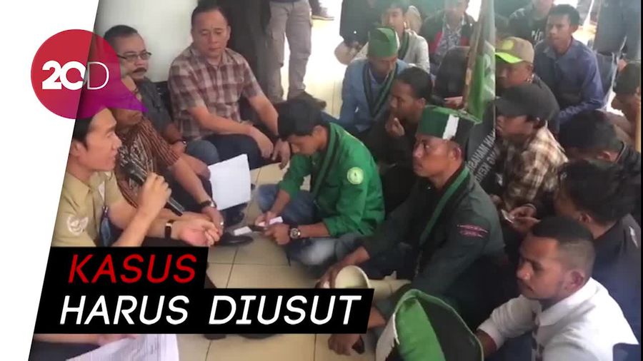 Mahasiswa Geruduk Kemenkum HAM Sultra, Minta Kasus Randi-Yusuf Dikawal
