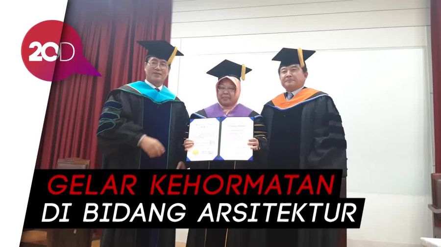 Selamat! Risma Dapat Gelar Doktor Kehormatan dari Tongmyong University