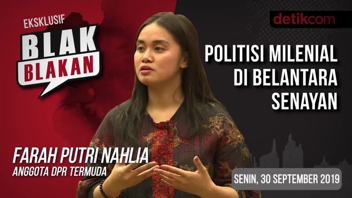 Tonton Blak-blakan Farah Putri Nahlia: Politisi Milenial di Belantara Senayan