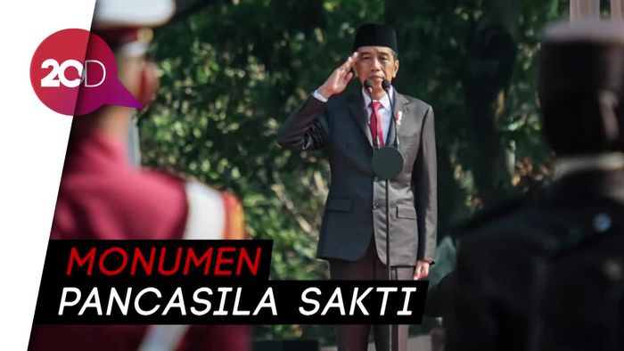 Jokowi Pimpin Upacara Hari Kesaktian Pancasila