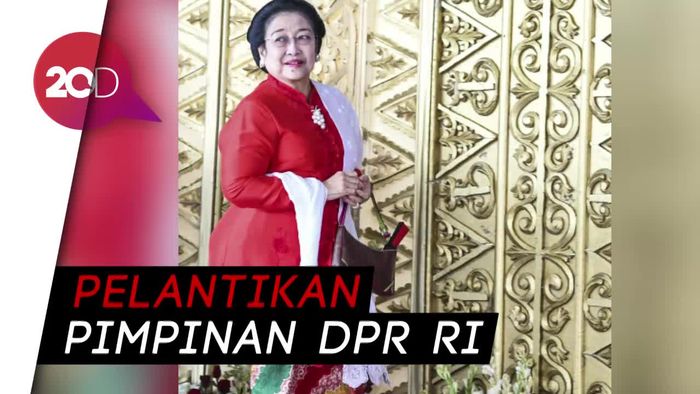 Megawati Hadiri Pelantikan Puan Jadi Ketua DPR