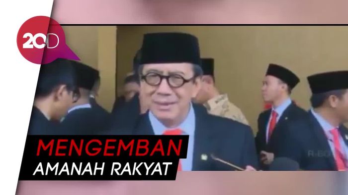Resmi Jadi Anggota DPR, Yasonna Laoly: Siap Mengemban Amanah Rakyat