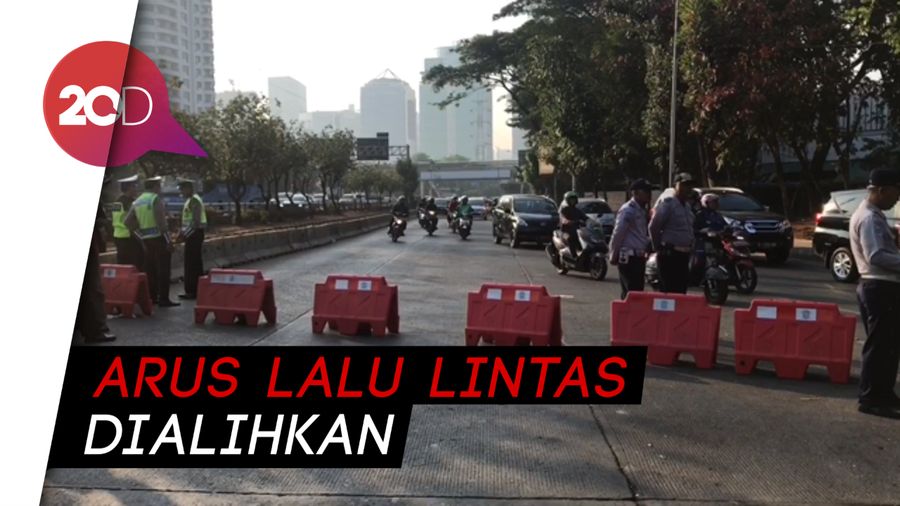 Jelang Pelantikan, Jalan di Depan DPR Masih Ditutup