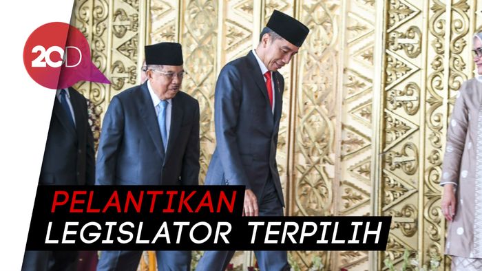 Jokowi-JK Hingga Megawati Hadiri Pelantikan Anggota DPR 2019-2024