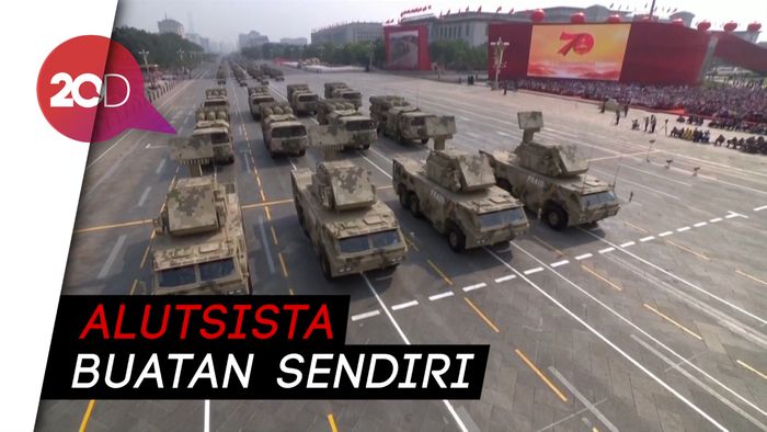 Pamer Kekuatan Militer di Hari Jadi ke-70 China