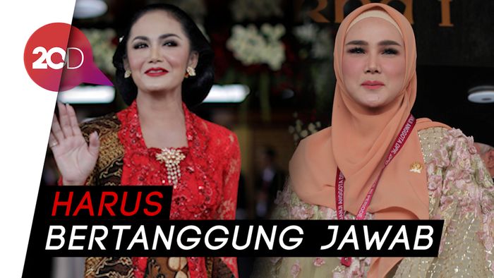 Pesan Tata Janeeta dan Ayu Ting Ting untuk Artis di Kursi DPR