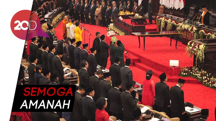 Sah! Anggota DPR, DPD & MPR RI Resmi Dilantik