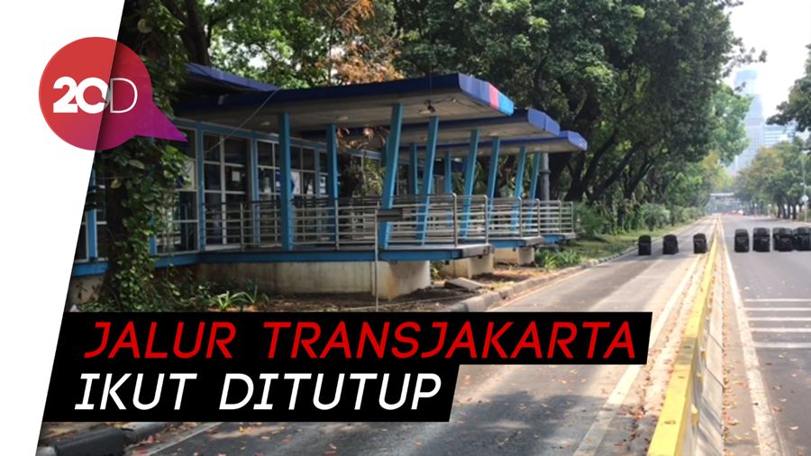  Antisipasi Demo di Istana, Jalan Merdeka Barat Ditutup