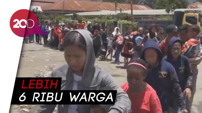 Gelombang Eksodus dari Wamena Tiba di Makassar
