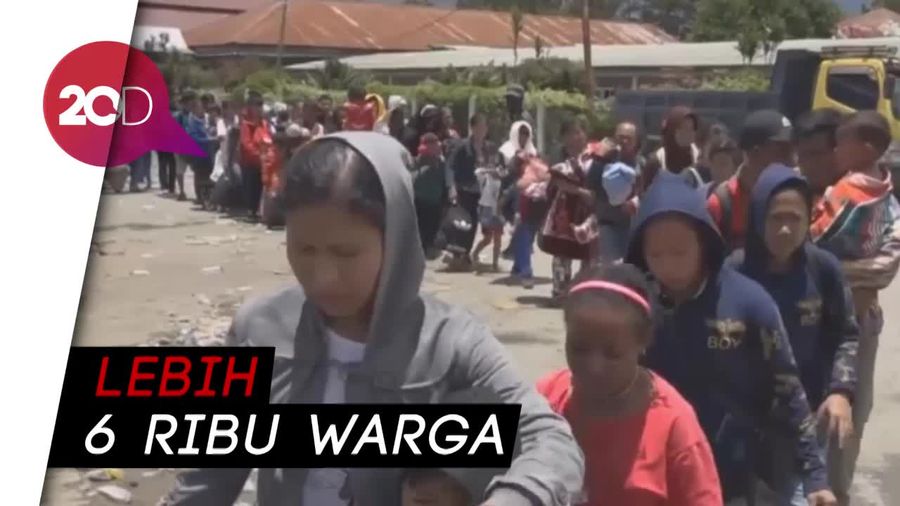 Gelombang Eksodus dari Wamena Tiba di Makassar