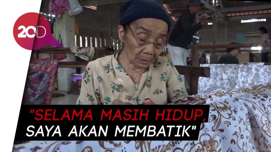 Kisah Mbah Sripah, Eksis Membatik di Usia Senja Hingga Akhir Hayat