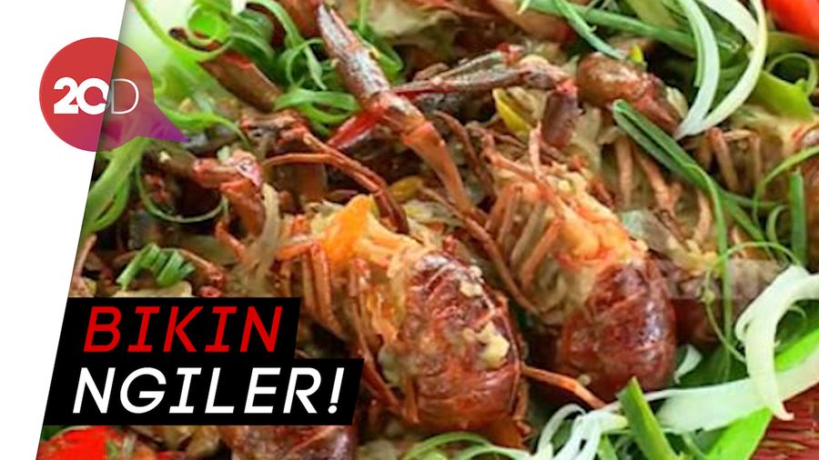 Auto Lapar! Masakan Lobster Air Tawar yang Dipadu Sambal Kecap