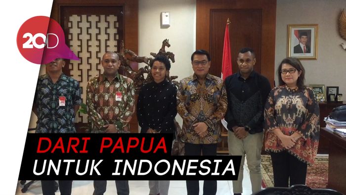 Sambangi KSP, Pemuda Papua Optimistis Majukan Indonesia
