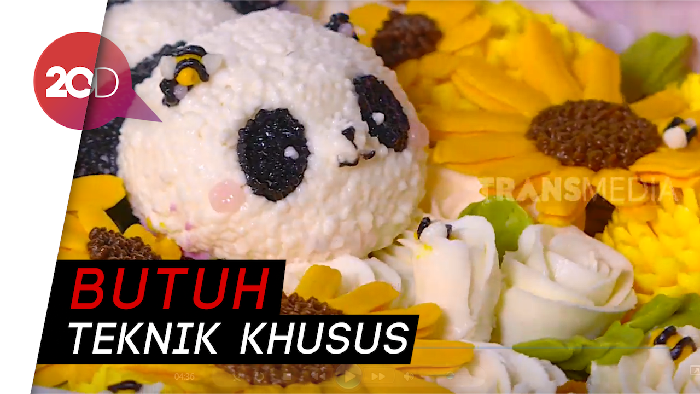 Cute Banget, Yakin Tega Makan Korean Flower Buttercream Ini?